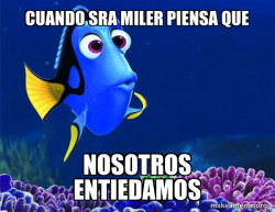 Dory from Nemo  (5 second memory)