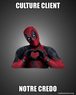 Deadpool Heart Hands