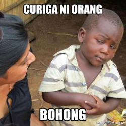 Skeptical Third World Kid