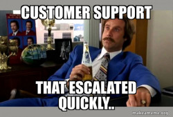 Ron Burgundy - boy that escalated quickly