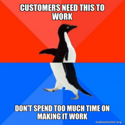 Socially Awesome Awkward Penguin