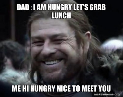 Happy Ned Stark Meme