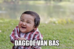 Evil, scheming toddler