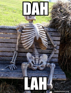 Waiting Skeleton