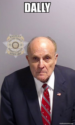Rudy Giuliani Mugshot