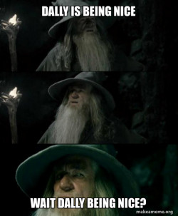 Confused Gandalf