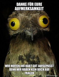 Weird Stuff I do Potoo
