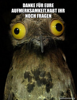 Weird Stuff I do Potoo