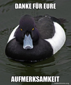 Revenge Duck ( Angry Advice Duck )