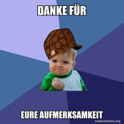 Scumbag Success Kid