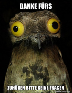 Weird Stuff I do Potoo