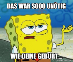 Tough SpongeBob