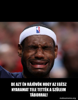 Lebron Crying