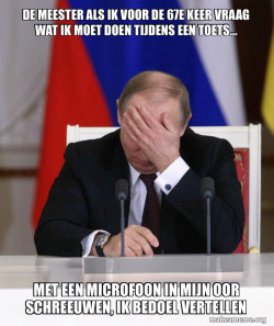 Putin Facepalm