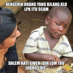 Skeptical Third World Kid