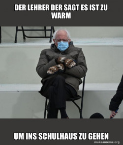 Bernie Sanders at the Inauguration