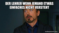 Tony Stark Eye Roll