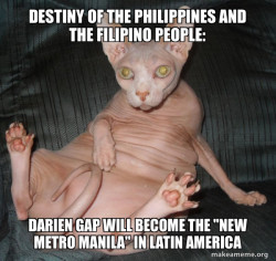 Destiny of the Philippines and the Filipino People: Darien Gap will become the 