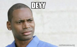 Confused Black Man
