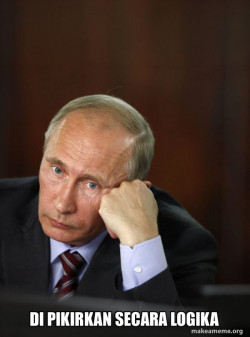 Contemplative Putin