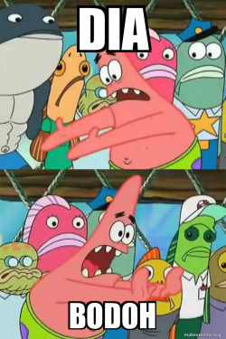 Push It Somewhere Else Patrick