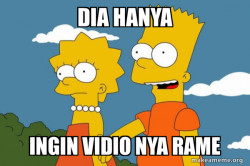 Bart and Lisa Chat