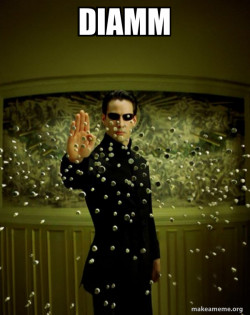 Neo Stopping Bullets