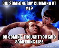 Spock and Kirk