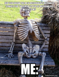 Waiting Skeleton