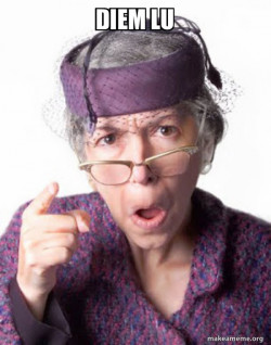 Disapproving Grandma