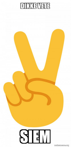 Peace Sign Emoji