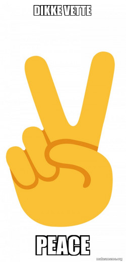 Peace Sign Emoji