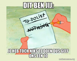 To Do List - Nothing