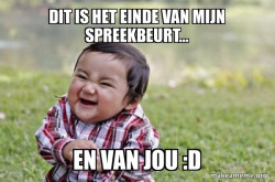 Evil, scheming toddler