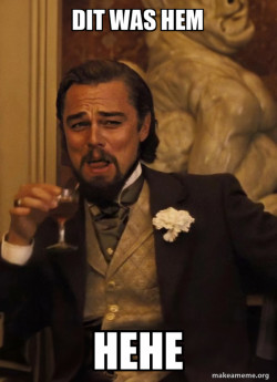 Leonardo DiCaprio Laughing Django