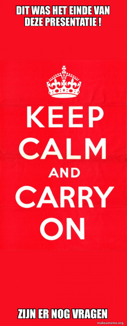Keep Calm and Carry On