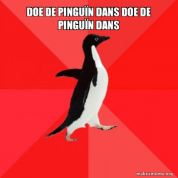 Socially Awesome Penguin