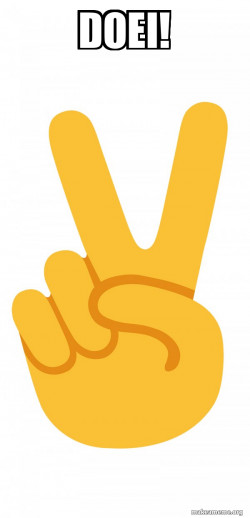Peace Sign Emoji