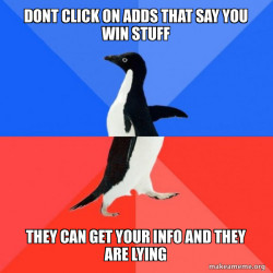 Socially Awkward Awesome Penguin