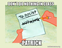 To Do List - Nothing