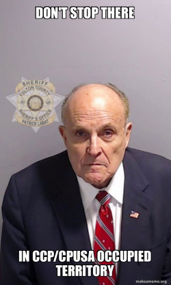 Rudy Giuliani Mugshot