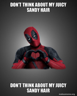 Deadpool Heart Hands