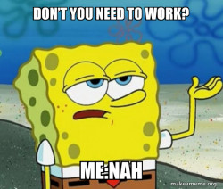 Tough SpongeBob