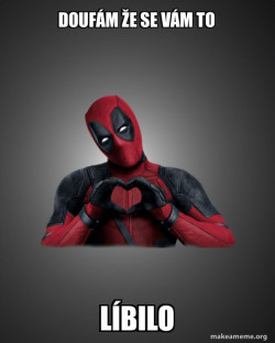 Deadpool Heart Hands