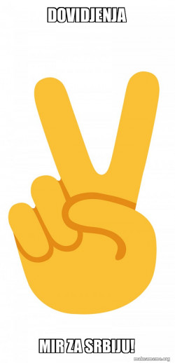 Peace Sign Emoji