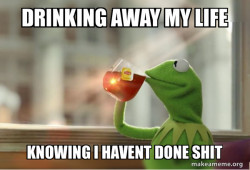 Kermit Drinking Tea