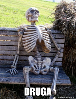 Waiting Skeleton