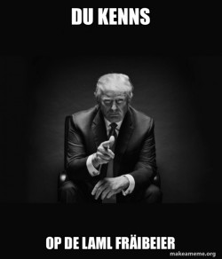 Trump Sitting In Chair - I Am In Their Way