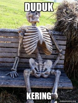 Waiting Skeleton