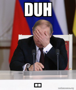 Putin Facepalm
